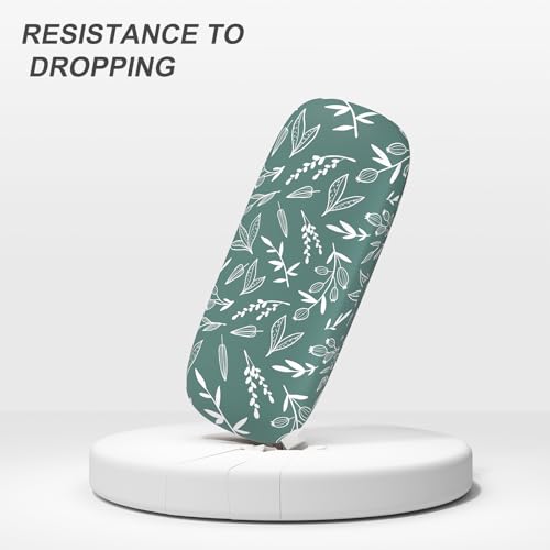 Image of Eyeglasses Case, Portable Hard Shell Protective Case for Glasses, Eyeglass Holder Box for Women with Cleaning Cloth