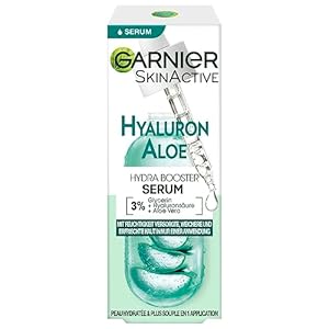 Garnier Hydraterend serum voor een strakke en stralende huid, met rustgevende aloë vera en hyaluronzuur, Skin Active, 30 ml