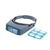 Lupa Lupa Lupa Diadema Auriculares para Gafas de Lectura Manos Libres Lente 1.5X 2X 2.5X 3.5X Libros portátiles, periódicos, Mapas, Monedas, Joyas, Personas Mayores, Personas Mayores, Baja visión