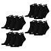 PUMA Herren Damen Unisex Quarter Clyde Sport Socken 12er Pack 35-38 39-42 43-46 47-49 Schwarz Weiß Grau Blau, Größe:47-49, Farbe:Black (200)
