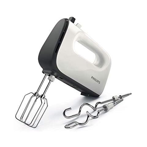 Philips Viva Collection HR3741/00 - Batidora de mano con varillas de alambre y ganchos para amasar Cover
