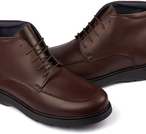 Men's Shoes for Elevator Shoes that Invisibly Increase Your Body Height up to 7 cm Model Ravenna (zwart, EU-systeem voor schoenmaten, Volwassene, Mannen, Numeriek, Normaal, 40