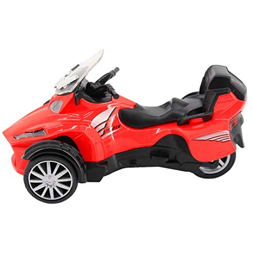 Vimoisa Kids Toys Car Pull Back Vehicles Music Lighting 1:16 Die Cast Racing Mini Motorcycle