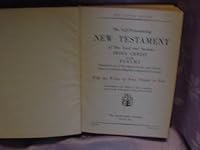 The New Testament of Our Lord and Saviour Jesus Christ and the Book of Psalms B001223LL0 Book Cover
