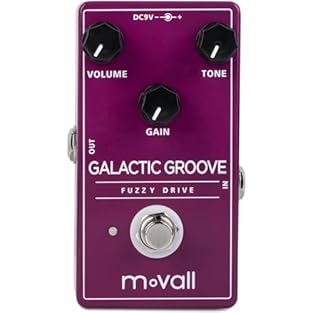 MoVall fuzz overdrive pedal Warm and fuzzy overdrive From subtle to very present Simple layout and robust housing Requires 9V power supply (not included)
