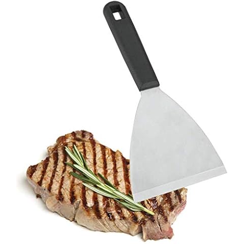 Metaltex 204454038 Grillspachtel Plancha, Edelstahl Cover