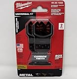 Milwaukee 1-3/8 in. W Carbide Open-Lok Metal Blade Extreme Metal 2 pk