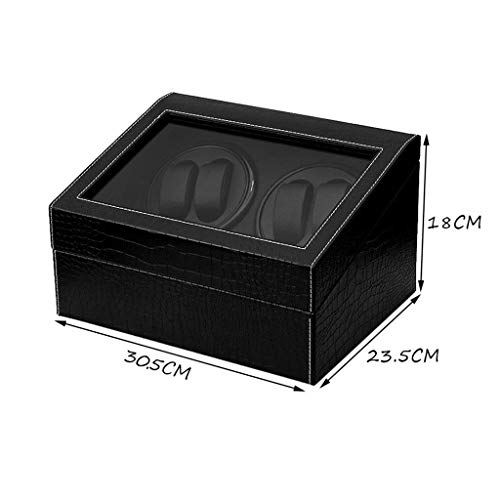Watch winder para relojes automáticos con caja expositora mecánica de 10 compartimentos 4