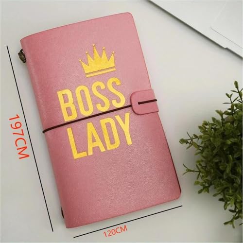 Diario personal con cubierta rosa y 136 páginas miniatura 6