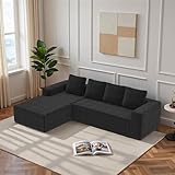 【Canapé confortable】 : offrez-vous un confort luxueux avec notre ensemble de canapés réversibles, offrant de vastes sièges semblables à des nuages. Profitez d'une détente sublime avec notre canapé doté d'une méridienne, méticuleusement conçue avec une structure en éponge à haute résilience et un support à ressorts. Faites l'expérience d'un siège qui épouse les formes de votre corps, surpassant le confort des canapés traditionnels