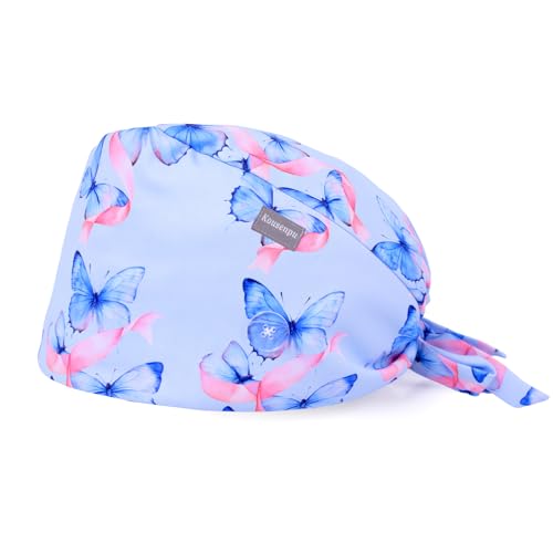 Image of Kousenpu Scrub Caps for Men, Adjustable Surgical Cap, Breathable Medical Hat for Doctors, Nurses & Healthcare Professionals