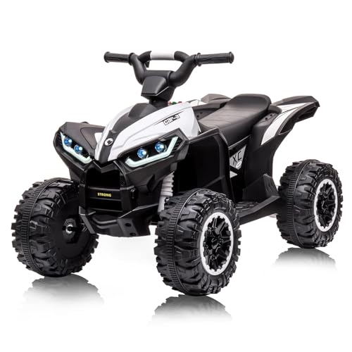 Hipicute ATV de 12 V y 4 Ruedas con batería para niños, camión eléctrico con Control Remoto, Alta y...