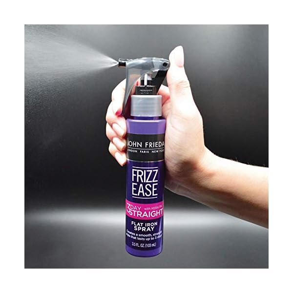 John-Frieda-Frizz-Ease-Keratin-Infused-Flat-Iron-Hair-Spray-3-Day-Straightening-Spray-Anti-Frizz-Heat-Protectant-for-Curly-Hair-35-Ounce John Frieda Frizz Ease Keratin Infused Flat Iron Hair Spray, 3 Day Straightening Spray, Anti Frizz Heat Protectant for Curly Hair, 3.5 Ounce