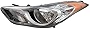 Brock Drivers Halogen Headlight Headlamp Lens Assembly for 11-13 Hyundai Elantra USA