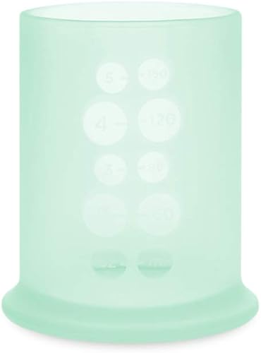 Olababy Taza de entrenamiento 100 de silicona para bebé y niño pequeño menta