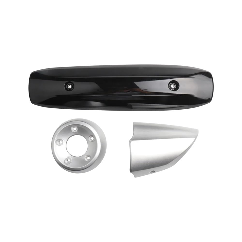 per TMAX500 per T-Max 500 2008-2011 Protezione Termica per Tubo di Scarico per Moto Copertura Marmitta(Color-D)