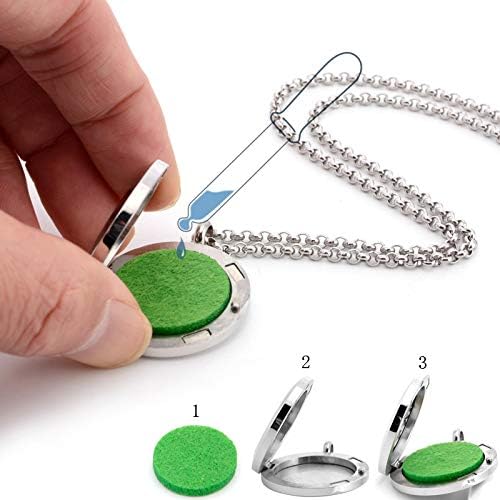 Collar Vikingo Nórdico con Difusor de Aceites Esenciales Rúnico Lobo miniatura 3