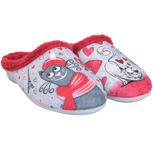 Chaussons pour enfant Vulcabicha 1289 pantoufles chat souples