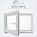 Produktbild Kellerfenster - Kunststoff - Fenster - weiß - 2-fach-Verglasung - BxH: 80x50 cm - DIN links - 60mm Profil - verschiedene Maße - LAGERWARE