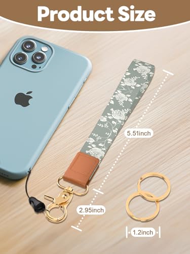 Image of Wristlet Keychain for Women and Men, Key Chain Holder, Wrist Lanyard for Keys