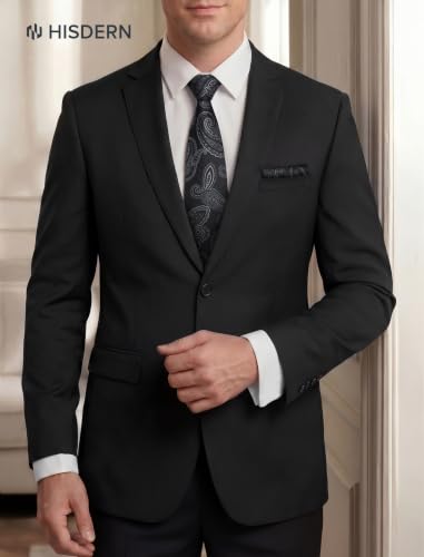 Image of HISDERN Extra Long Ties for Men Classic Floral Tie and Pocket Square Elegant Silk Necktie Handkerchief Set Wedding Party