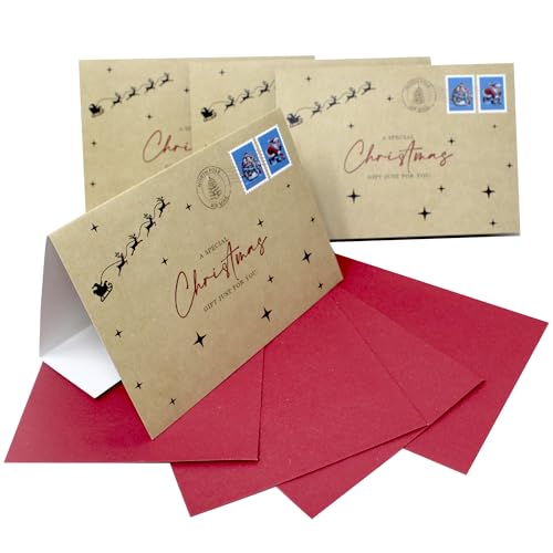 4 carteras para dinero en efectivo para tarjetas de dinero de Navidad