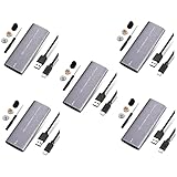 UKCOCO 5pcs HDD Enclosure External Hard Disk External Solid State Drive Stick Portable Hard Drive Solid State Hard Drive Sp Ssd Solid Hard Drive Storage Hard Disk Aluminum Alloy Number