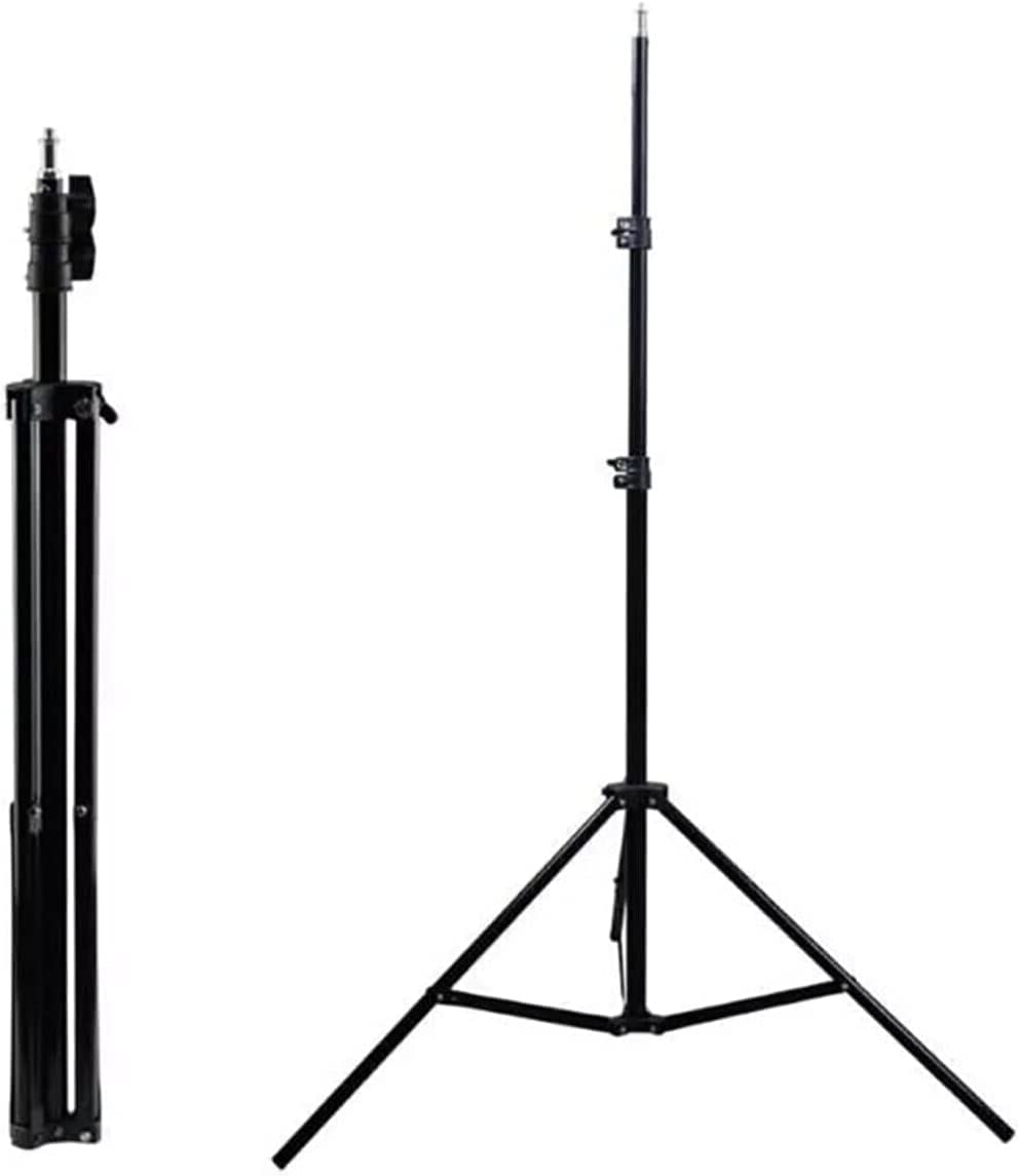 Coverzone Tripod Kamera Işık Ayağı Fotoğraf Makinesi Monopod 50 cm-200 cm Açılabilir Katlanabilir Tripod Yayıncı Vlog Youtuber Işık Tripod Ayağı