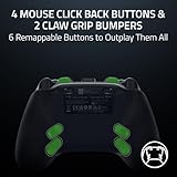 Razer Wolverine V3 Pro 8K PC - Wireless Esports Controller for PC (8K Hz HyperPolling, TMR Thumbsticks with Swappable Caps, 4 Mouse Click Back Buttons & 2 Claw Grip Bumpers, Pro HyperTrigger) Black - Image 5