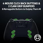 Razer Wolverine V3 Pro 8K PC Wireless Gaming Controller: 8000 Hz Polling Rate - TMR Thumbsticks with Swappable Caps - Up to 36 Hr Battery - 6 Remappable Buttons - Fast Triggers - Carrying Case - Black - Image 5