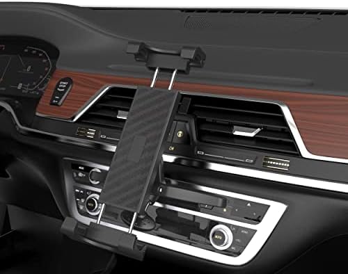 EXSHOW Car Tablet Mount CD Slot Holder for 4.7- 12.9 iPad Phone, 360° Rotation Universal Truck CD Player Holder for iPad Pro 12.9" Air Mini, Kindle Fire HD, Samsung Tab S8 Ultra, Galaxy Z Fold, iPhone