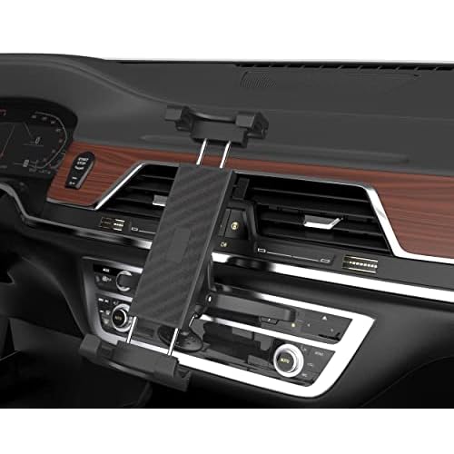 Car Tablet Mount CD Slot Player for 5.5-12.9" Tablet Smartphone, EXSHOW 360° Rotation Universal Easy Touch Holder for iPad Pro 12.9 11 10.5 9.7, iPad Air Mini, Samsung Galaxy Tab, iPhone, Xiaomi etc