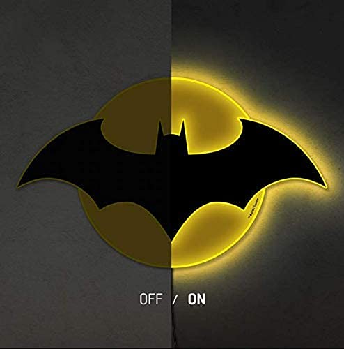 Lampe de table Batman DC Comics cadeau geek rétroéclairé 3D - 7