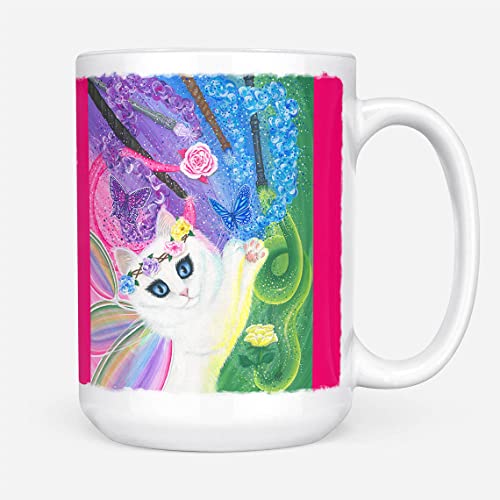 Magic Rainbow Cat Mug / Coffe Cup / Drinkware ...