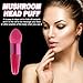 1Pcs Mushroom Head Makeup Sponge with Handle 3.74 Inch Liquid Foundation Blending Puff Soft Cosmetic Applicator for Face Powder and Foundation (Random Color)