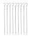 Hanging Chains with Hooks,9 Pack Hanging Chains for Plants,Flower Pot Basket,Planters,Bird Feeder,Lanterns,Wind Spinners and Ornaments Accessories,Silver