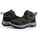 RIQTEL Men's Water-Resistant Hiking Shoes Non-Slip Work Boots Fashion Walking Sneakers for Men (Army Green, Adult, Men, 8)