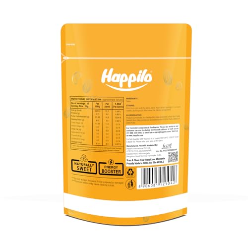 Image of Happilo Premium International King Medjoul Dates 200g | Khajur, Khajoor | Dry Fruits | Dates in Fresh | Healthy Snacks | Dry Dates | Soft Chewy Texture | Sweet Caramel Taste