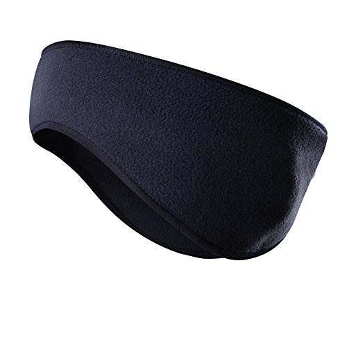Fleece Ear Warmers Muff Winter Headband for Men Women Running Yoga Skiing Riding