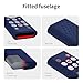 AKSHFETH Silicone Cover Compatible with Hisense Remote Control ERF6A80 ERF6F80H ERF6G80H Protective Remote Cover for Hisense Class U7 U8 U9 Series 4K UHD TV Google Smart TV Remote(Dark Blue)