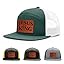 Dark Green/White Mesh