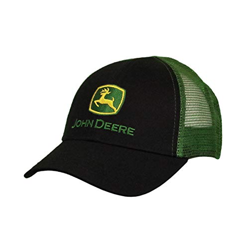 Casquette mesh John Deere Kids noire pour éviter la transpiration lors des sorties