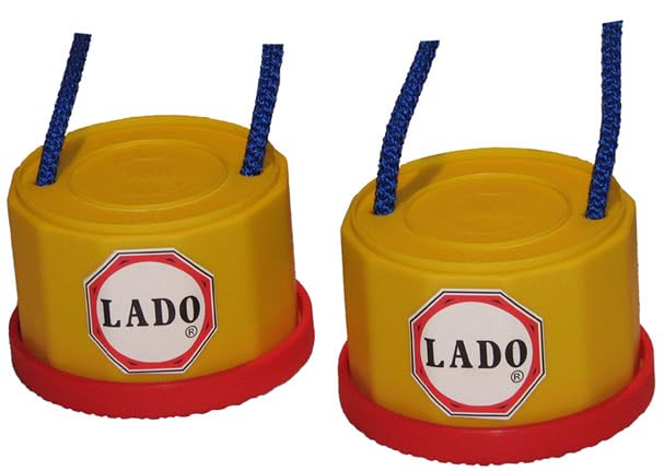 LADO - Zancos Infantiles con Cuerdas Ajustables y Aros Antideslizantes (Bajos)