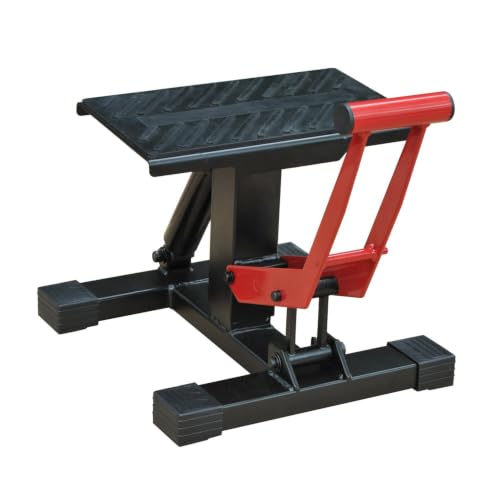 HOMCOM Caballete Elevador Universal Altura Ajustable 245-355 mm Moto
