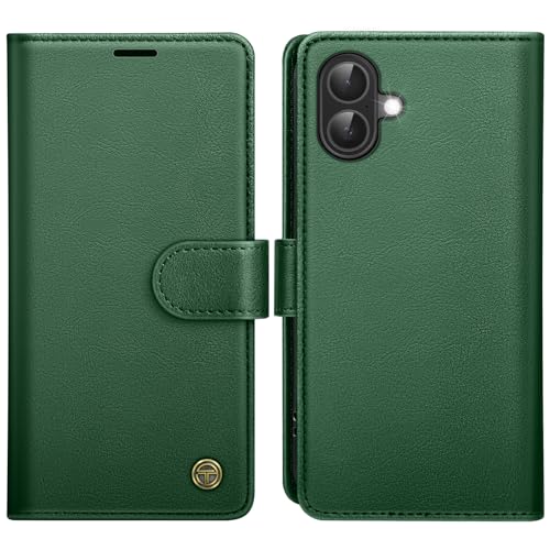 Étui à rabat en cuir pour iPhone 17 avec coque antichoc AIMOYU protection RFID