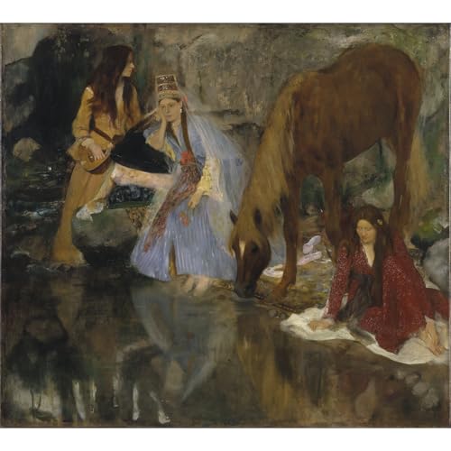 Degas Portrait de Mlle Fiocre impression giclée toile 61x45.7cm