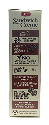 Dare Cookies, Chocolate Cream, 10.2 oz