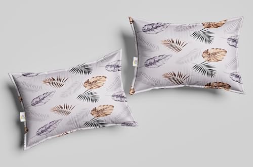 Image of RD TREND 210 TC Premium Glace Cotton Assorted King Size Printed Floral Design Pillow Cover -18 inchX28 inch Inches,(Pack of 2) of Any 4 Pieces Color Multi-226