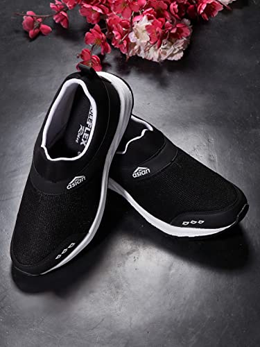 Image of ASIAN Wonderwalk-01 Men's Walking Shoes | Lightweight Slip-On Sneakers with Memory Foam Cushioning & Breathable Mesh Upper | Perfect for Walking, Office Wear, Travel & Daily Comfort