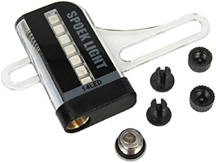 Lookatool 14 LED Motorcycle Cycling Bicycle Bike Wheel Signal Tire Spoke Light 30 Changes